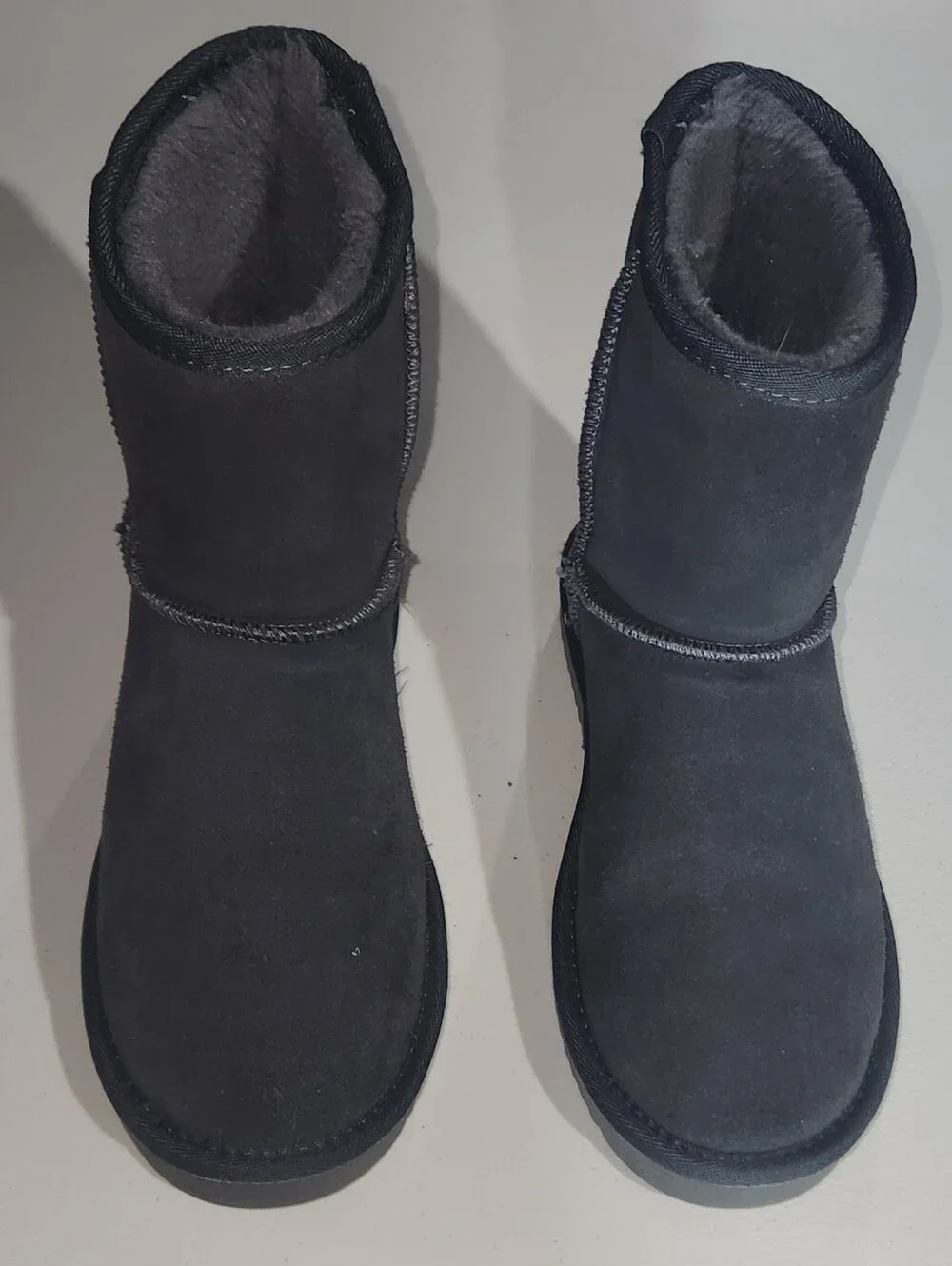 Dream Pairs Charcoal Gray Suede Like Winter Boots Size 8